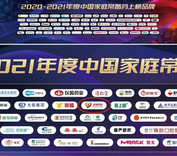 冠心丹参滴丸再度荣登2020—2022年度中国家庭常备药上榜品牌