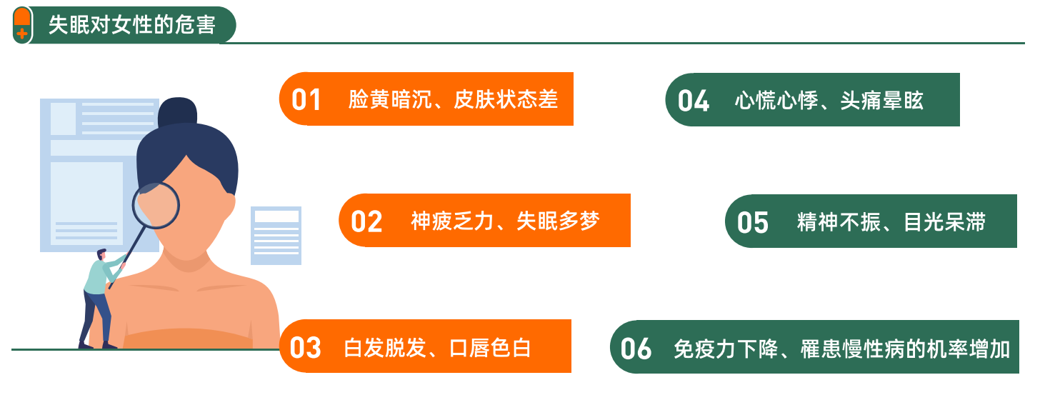 女人晚上经常失眠会给人带来什么影响